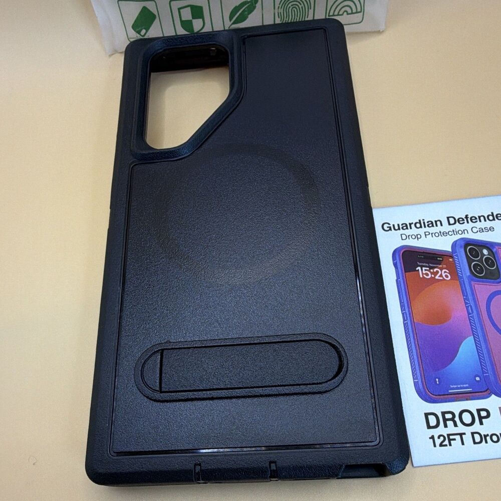 Magnetic Phone Case For Samsung Galaxy S22 Ultra W/Built-In Kickstand, Magsafe 